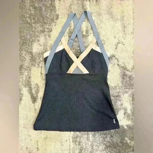Womens AXS Blue&Gray Swim Top